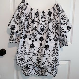 Zara off the shoulder dress